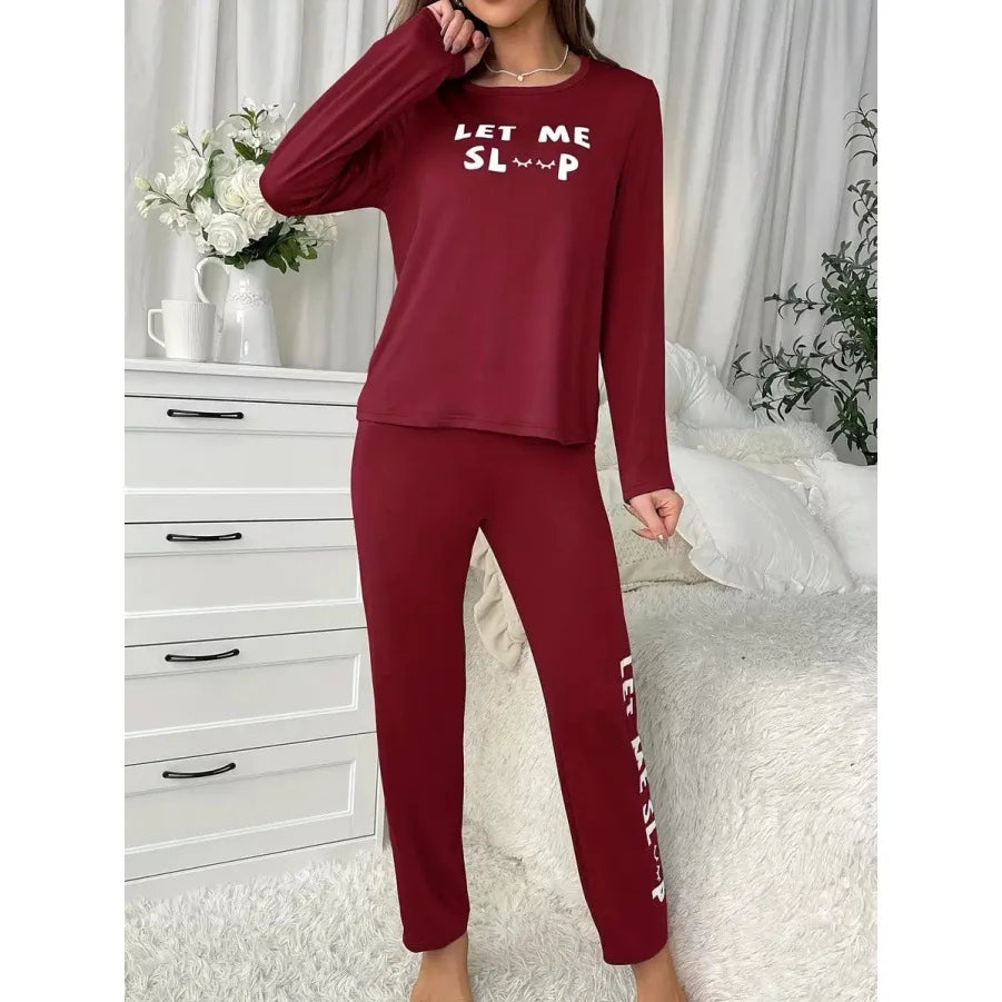 Sleepwear Women's Nightgown Long Sleeve Pajamas Ladies Pj Sets for Woman Pyjamas Set Pajama Girl Home Wear Set Homewear Female